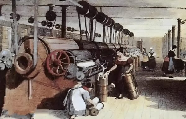 Historical hydraulic machinery exhibit showing early transmission systems